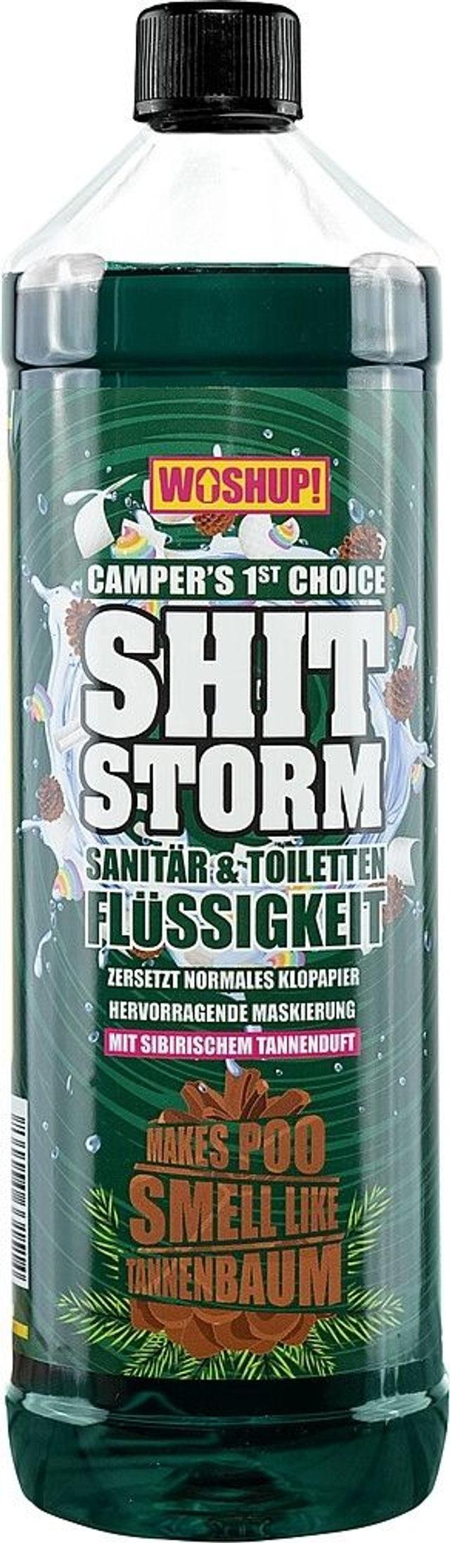 NEU ab 2024 Toilettenflüssigkeit WOSHUP Shit Storm Tanne