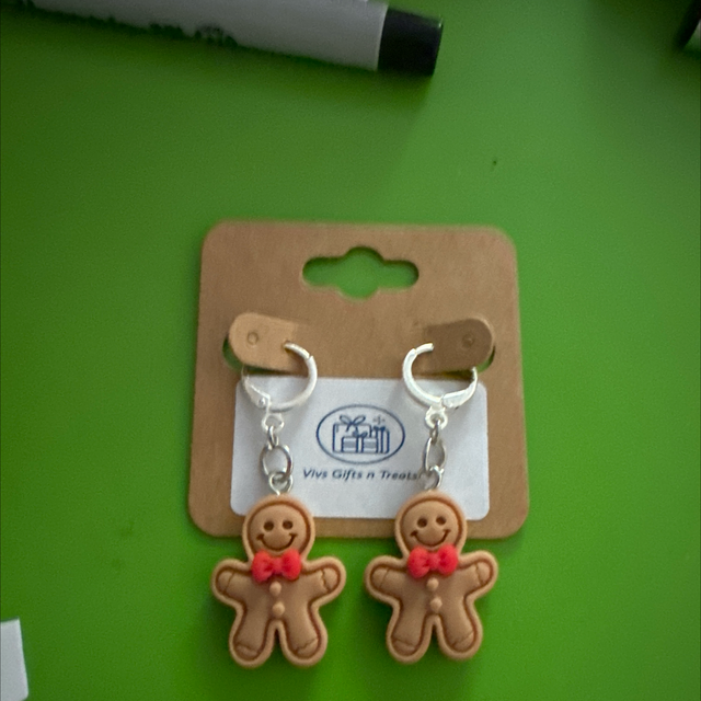 Gingerbread People Earrings 