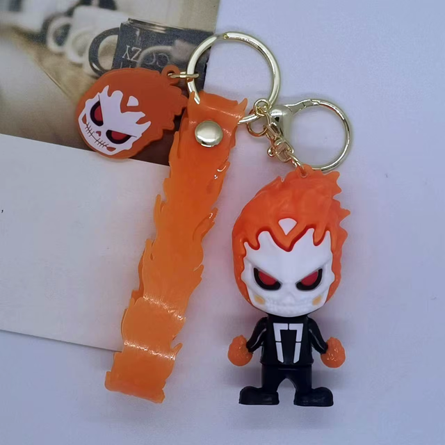 0480 - Marvel - Ghost Rider - rood/oranje vlam