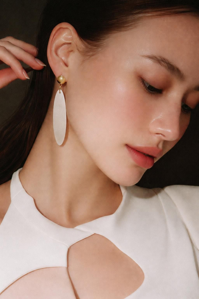 Boucles Linea -Collection Ivoire 