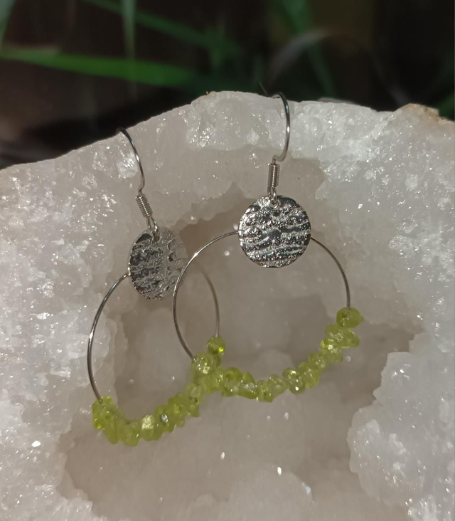 Boucles d’oreilles en Péridot