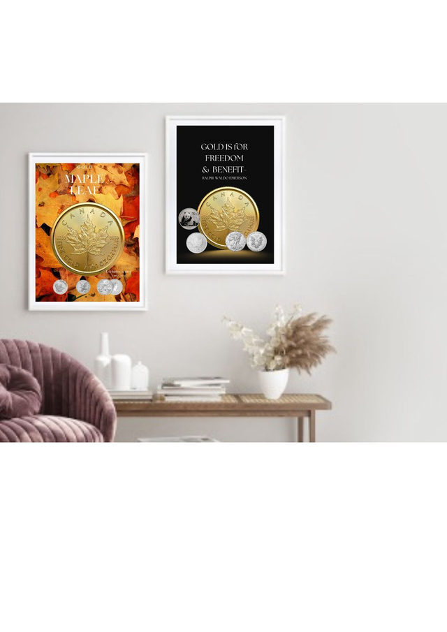 Kunst met goud & zilver