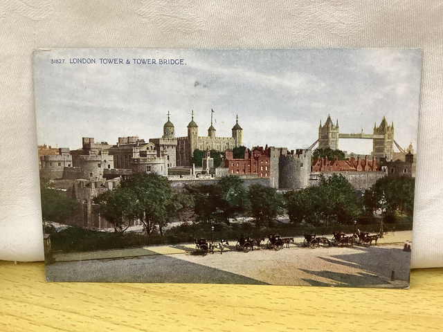 London Tower &amp; Tower Bridge published by The Photochrom Co. Ltd. Vintage Postcard Our Ref A179 £2.50