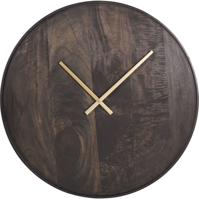 VETI - clock XL mango+brass