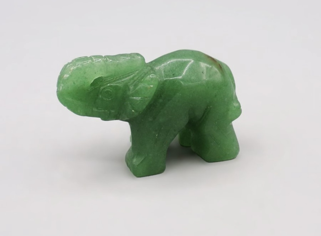 Green Aventurine Elephant