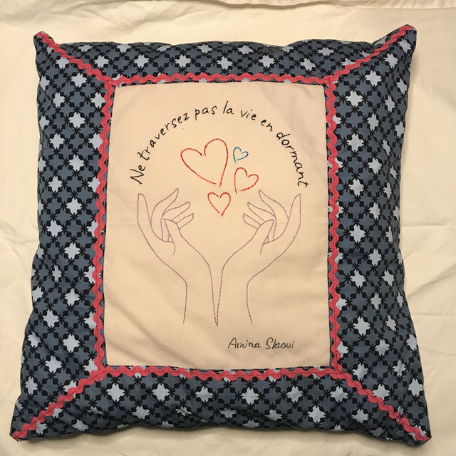 Coussin Brodé Amina