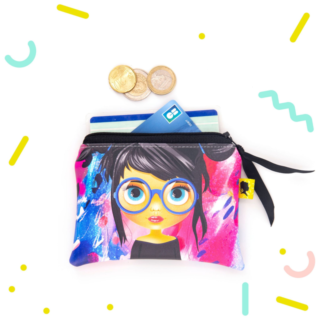 Porte monnaie zip PETRA