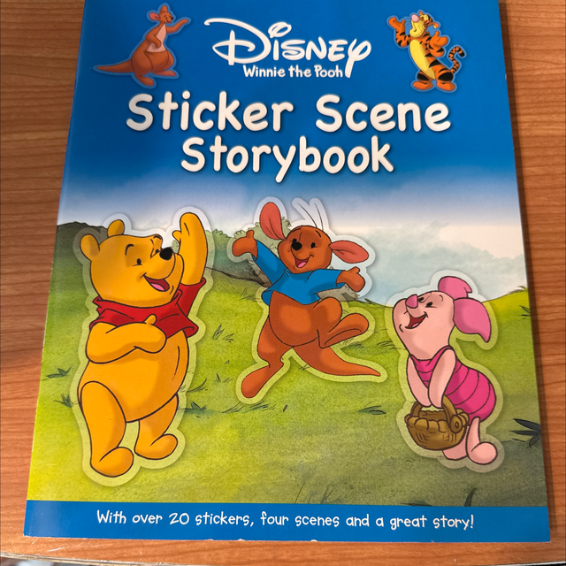 Sticker scene storybook