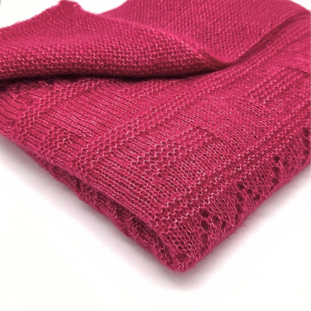 Poncho Mohair et soie