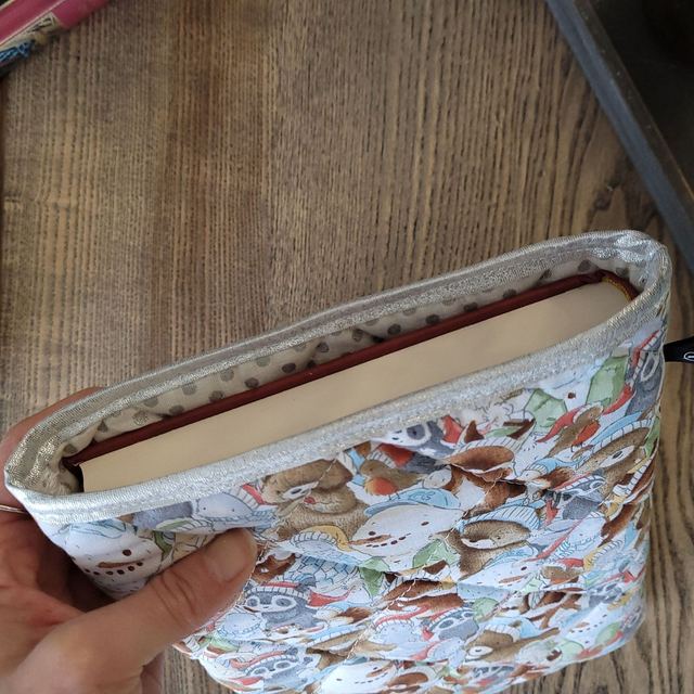 Pochette pour livre Grand Format : Animaux de noël