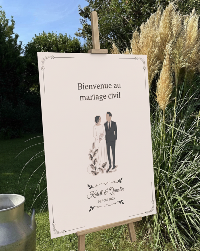 Panneau de bienvenue