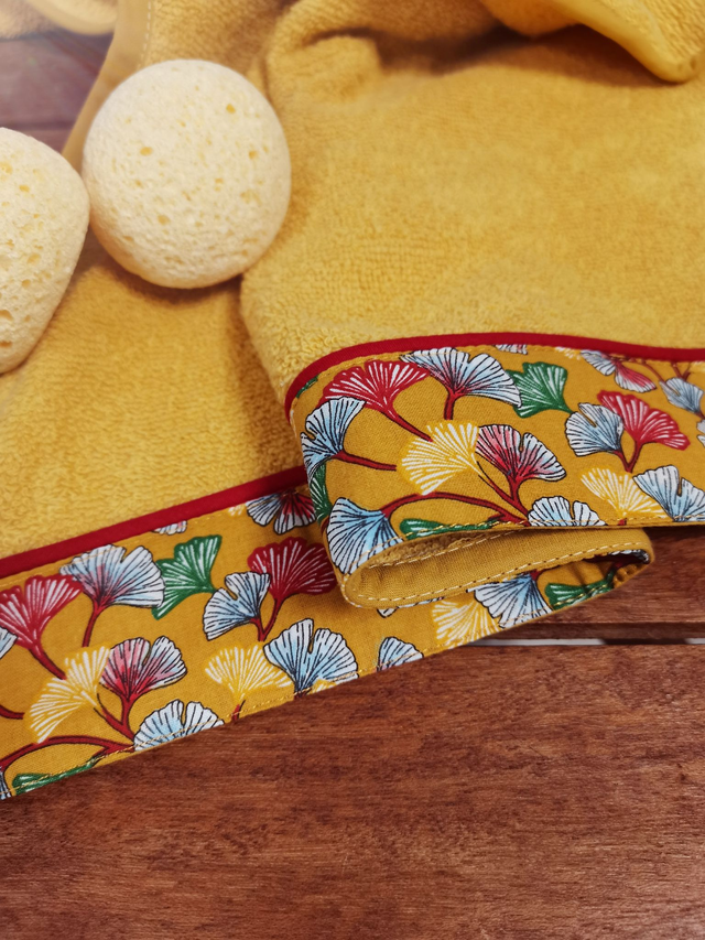 Serviette Ginkgo Safran