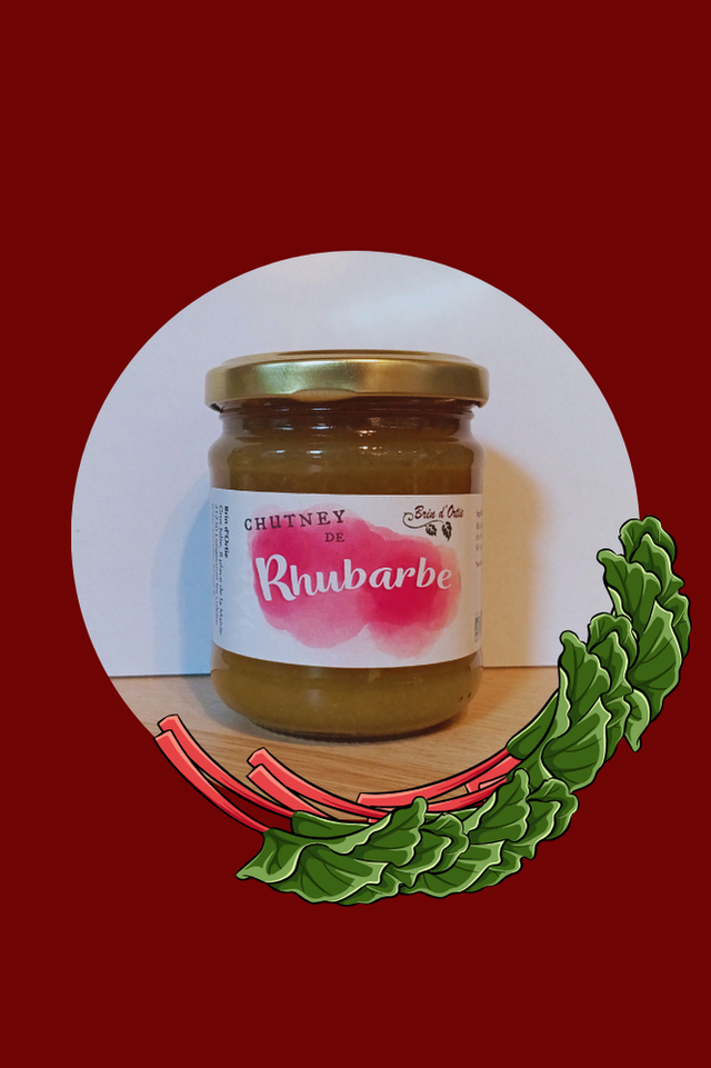 Chutney de rhubarbe