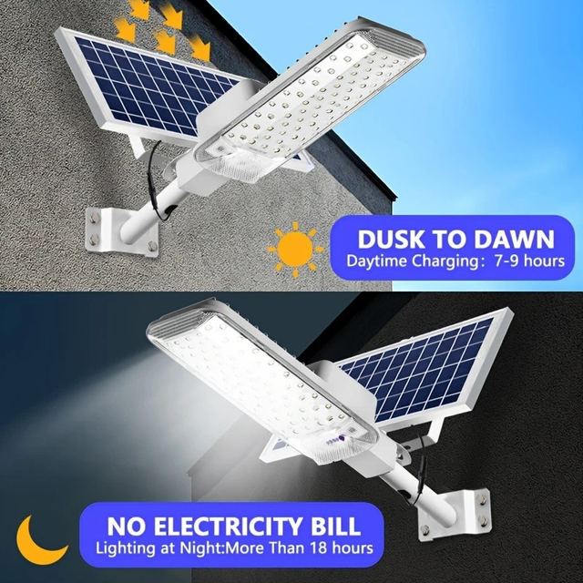 Solar Powered LED Street Light