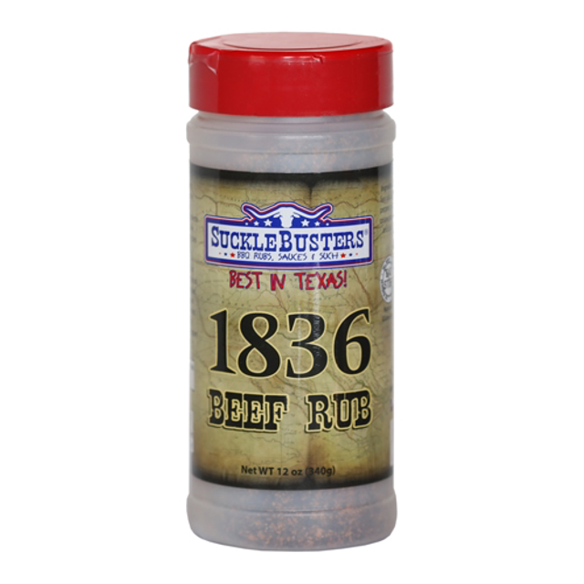 SuckleBusters 1836 Beef Rub 12 OZ