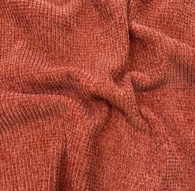 Burnt Orange Chenille Knit