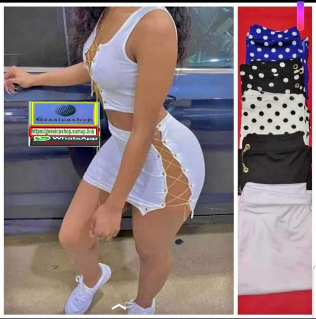 Pantalon Courte Décolleté Ensemble Pour Femme