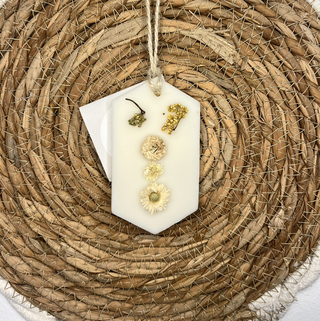 🌬️ Suspension parfumée - Fleur de coton