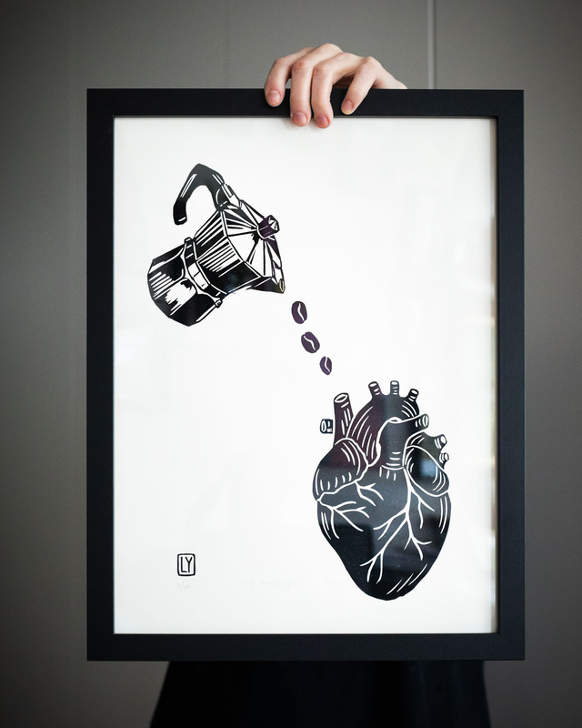 My Mornings - print A3