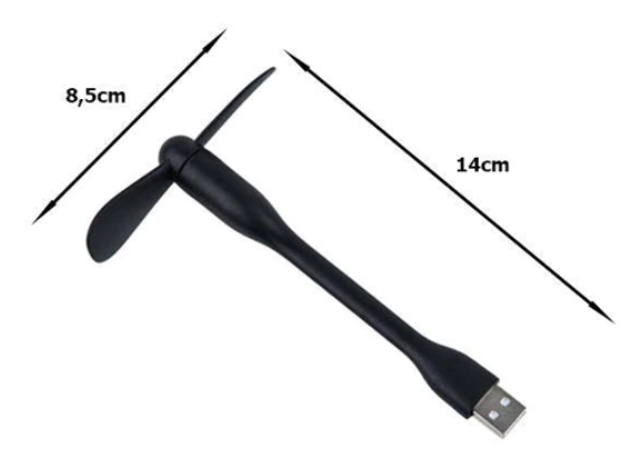 Silikoonist USB ventilaator sülearvutile