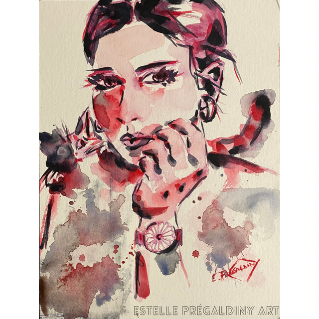 « Rosa’s », Aquarelle