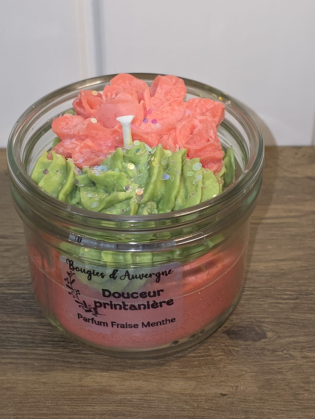 Douceur printanière parfums fraise menthe