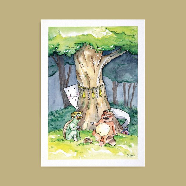 Le gouter du tanuki et du kappa タヌキとかっぱのおやつ