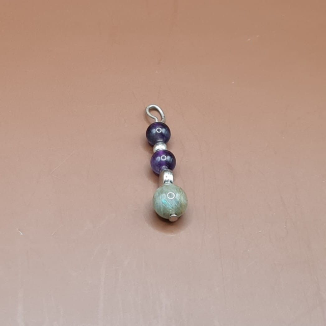 Pendentif Améthyste - labradorite