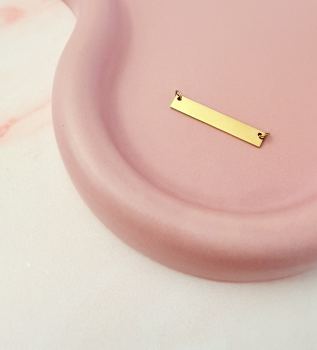 Personal Charm - Rectangle Tag