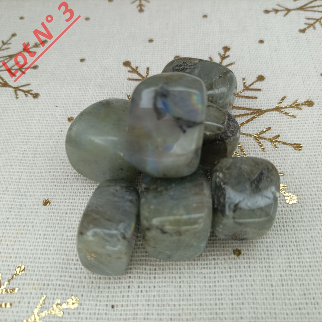 Labradorite / Pierres Roulées / Lot N° 3