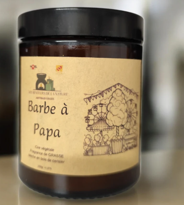 36.Bougie barbe à papa 150G 35/37H