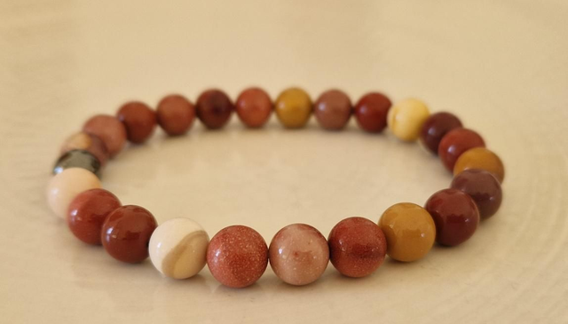 Bracelet Homme JASPE MOKAITE 8mm