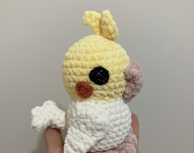 Perruche calopsitte blanche