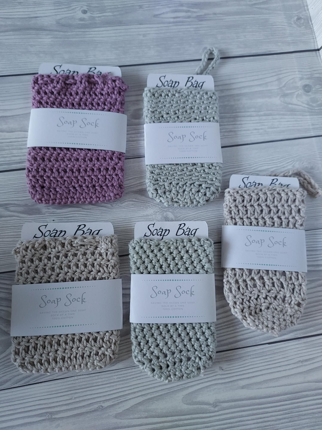 Soap Saver / Soap Bag / Soap Sock / Handmade / Crochet / Eco Friendly / Reusable