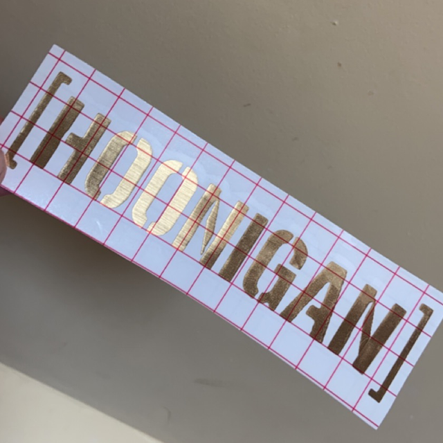 Hoonigan Decal