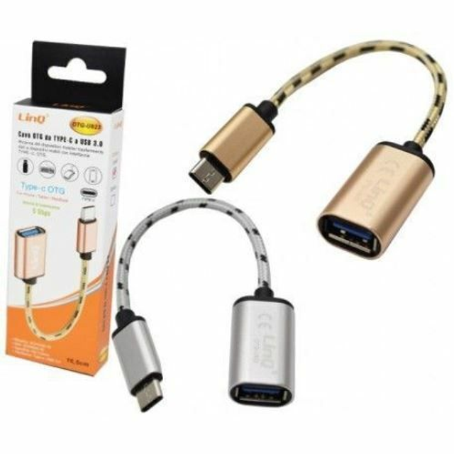 Cavo Otg Adattatore Da Type-C Tipo C A Usb 3.0 Linq Otg-u823