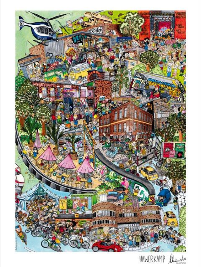 Münster-Wimmelbild Haverkamp