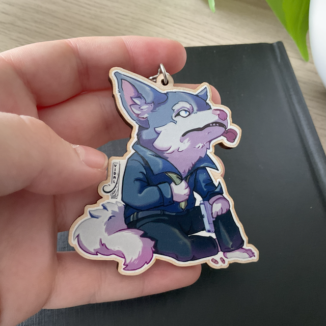 Llavero - Lobo de ciudad