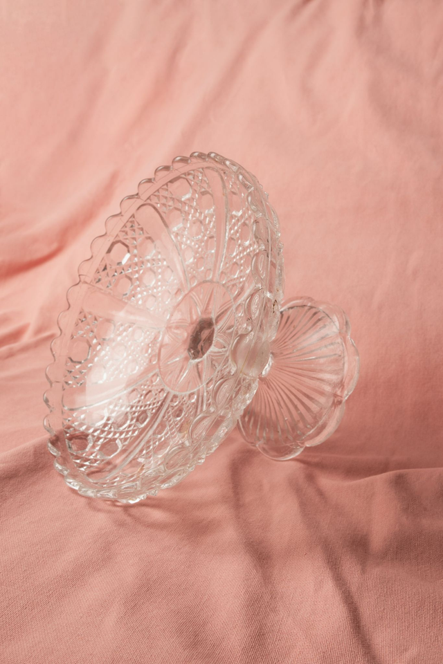 Compotier, présentoir en verre ✨