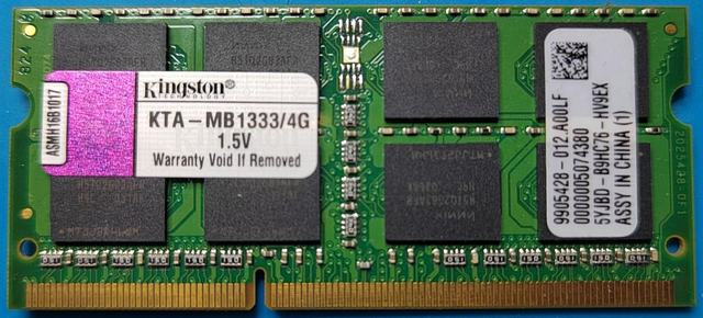 Muistikampa - Kingston KTA-MB1333/4G