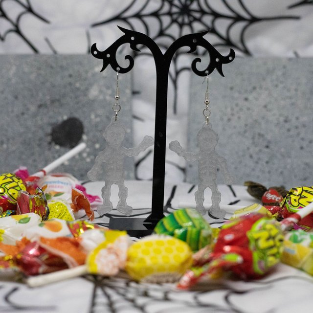 Boucles d'oreilles Squelette