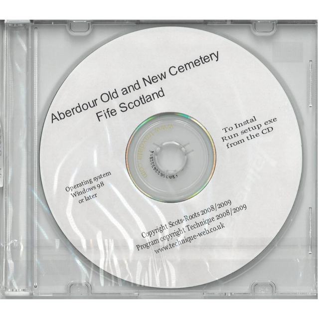 Aberdour Old and New Cemetery, Fife CD