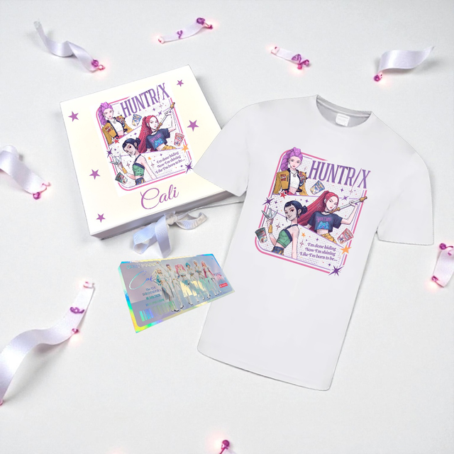 Kpop forever pink sundae t-shirt reveal Box