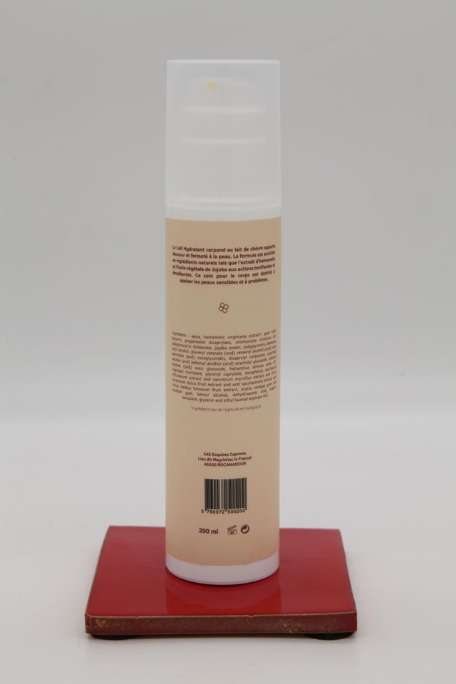 Crème corporelle au lait de chèvre