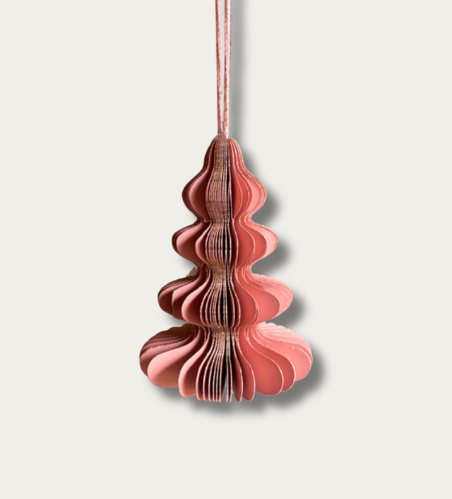 Hanging Christmas Tree - Sparkling Pink