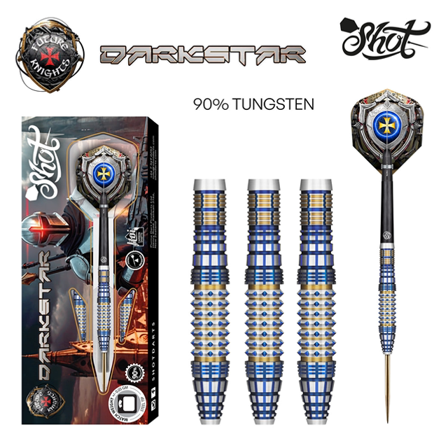 SHOT FUTURE KNIGHTS DARKSTAR 90% TUNGSTEN DARTS 24g