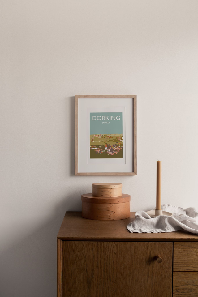 Dorking Surrey blue (unframed)  (1)