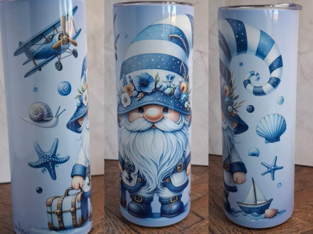 Gourde Canette Gnome marin