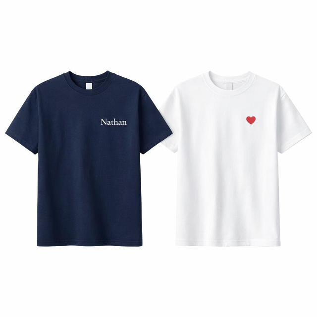 T-shirt personnalisé unisexe - 100% coton