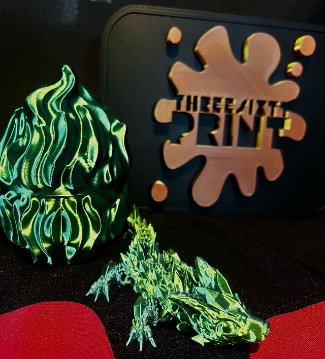 Green Flame Dragon and Egg